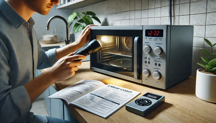 전자레인지 고장 해결법 이미지