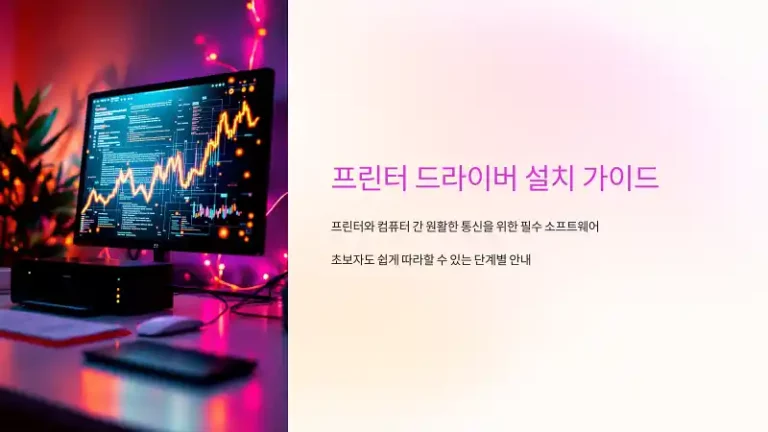 프린터 드라이버를 다운로드하고 설치하는 가장 쉬운 방법