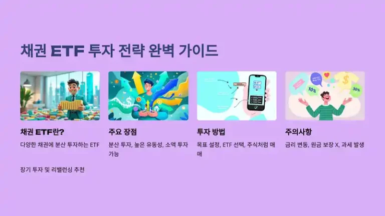 채권 ETF 투자하는 법 총정리