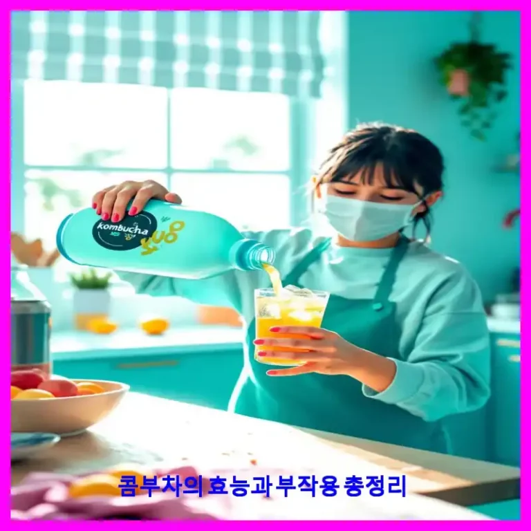 콤부차의 효능과 부작용 총정리