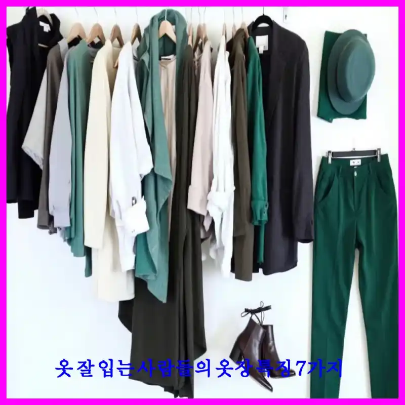 옷 잘 입는 사람들의 옷장 특징 7가지