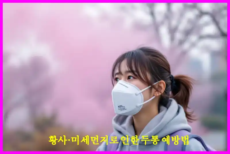 황사·미세먼지로 인한 두통 예방법
