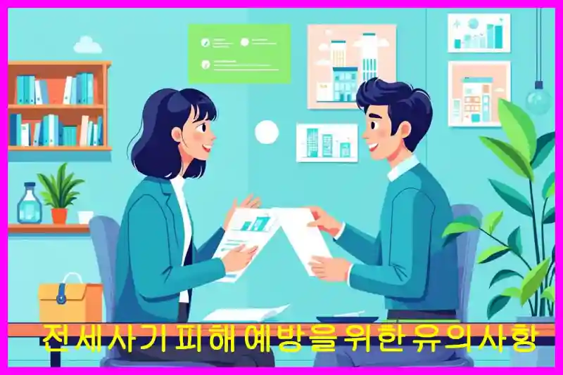전세사기 피해 예방을 위한 유의사항