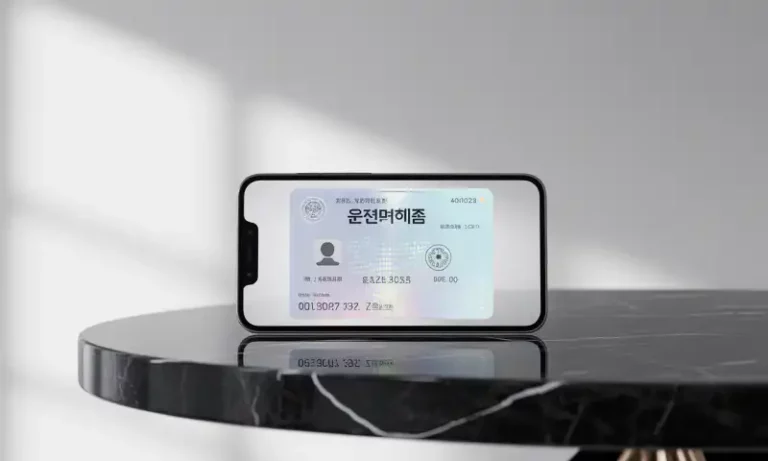 모바일 운전면허증 발급