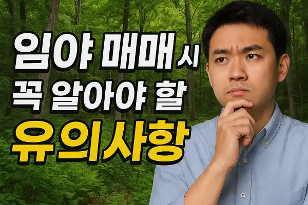 임야 매매 시 꼭 알아야 할 유의사항