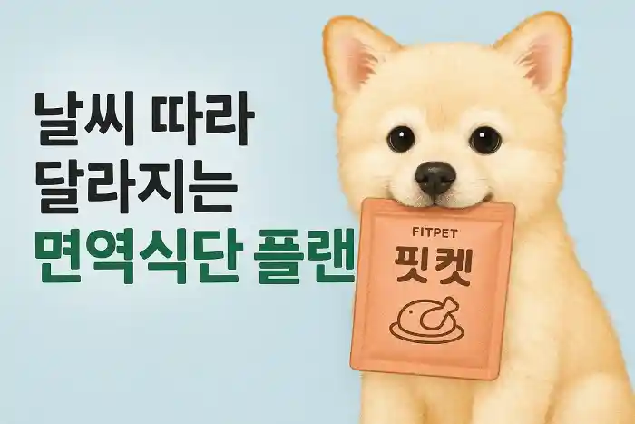 날씨 따라 달라지는 면역식단 플랜