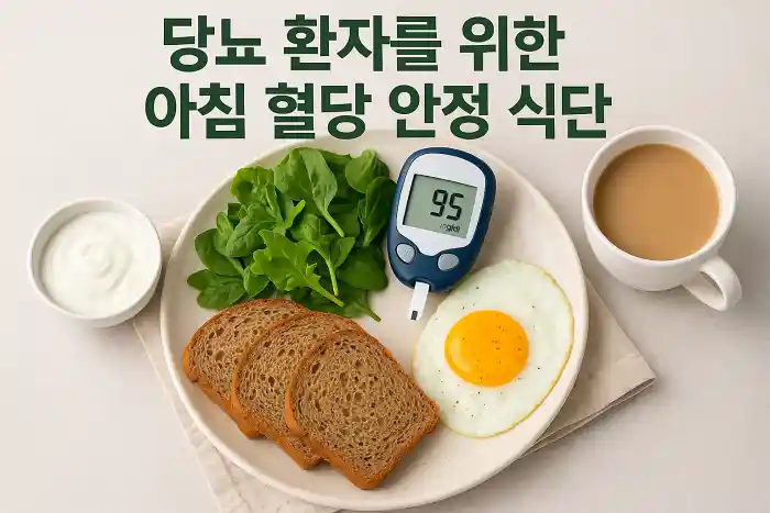 당뇨 환자를 위한 아침 혈당 안정 식단