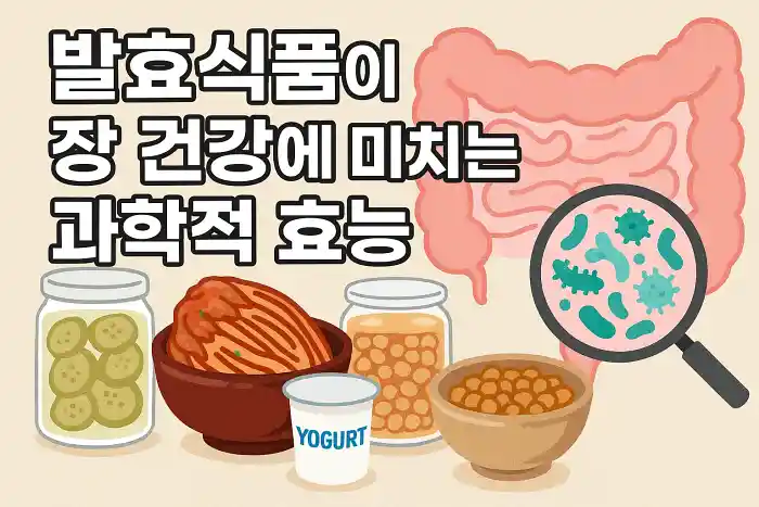 발효식품이 장 건강에 미치는 과학적 효능