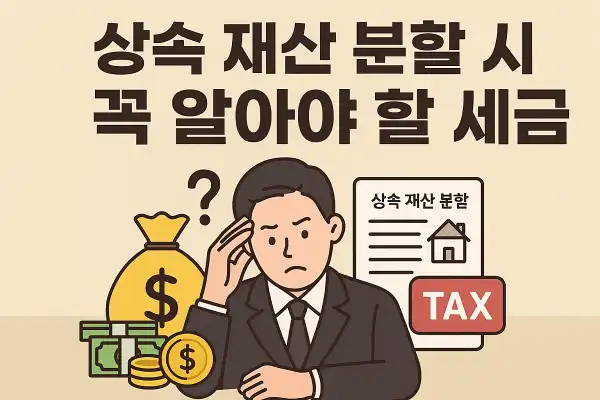 상속 재산 분할 시 꼭 알아야 할 세금