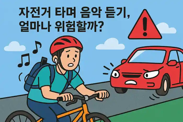 자전거 타며 음악 듣기, 얼마나 위험할까?