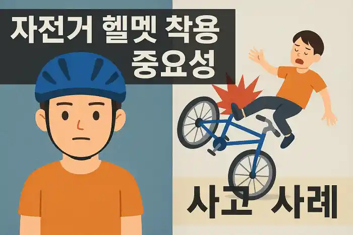 자전거 헬멧 착용의 중요성과 사고 사례