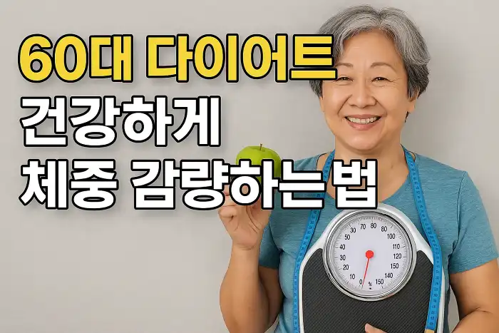 60대 다이어트, 건강하게 체중 감량하는 법