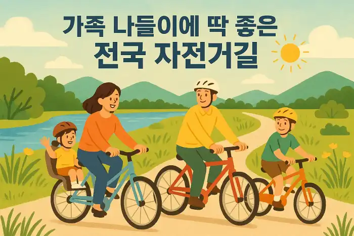 가족 나들이에 딱 좋은 전국 자전거길