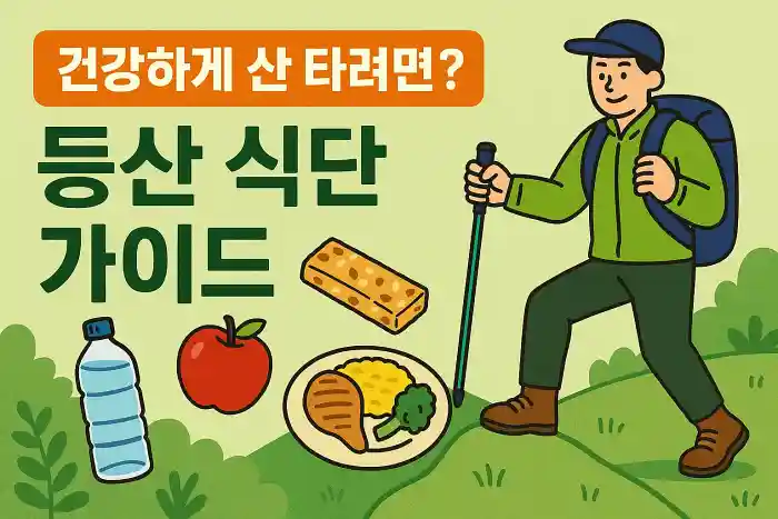 건강하게 산 타려면? 등산 식단 가이드