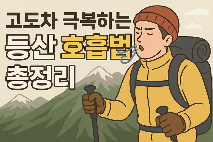 고도차 극복하는 등산 호흡법 총정리