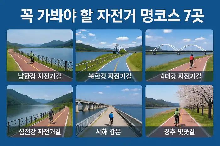 꼭 가봐야 할 자전거 명코스 7곳