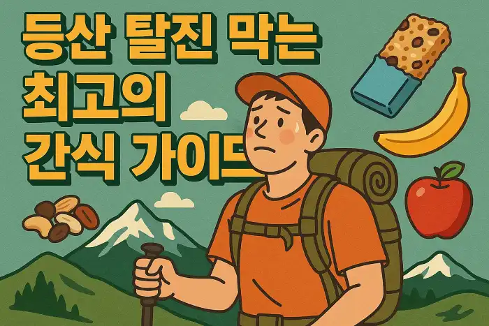 등산 탈진 막는 최고의 간식 가이드