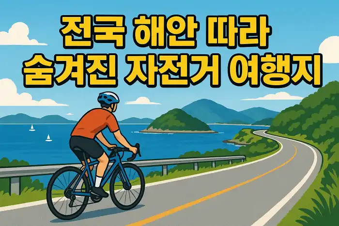 전국 해안 따라 숨겨진 자전거 여행지