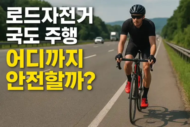 로드자전거 국도 주행, 어디까지 안전할까?