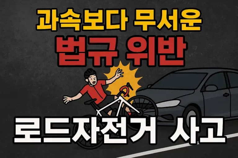 로드자전거 사고, 과속보다 무서운 법규 위반