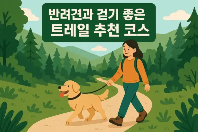 반려견과 걷기 좋은 트레일 추천 코스