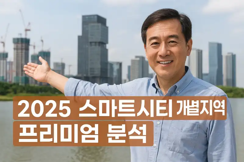 2025 스마트시티 개발지역 프리미엄 분석