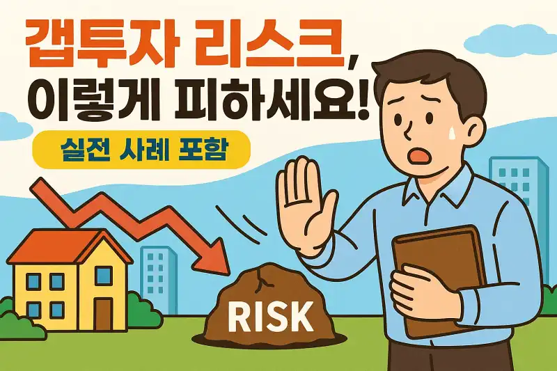 갭투자 리스크, 이렇게 피하세요! 실전 사례 포함