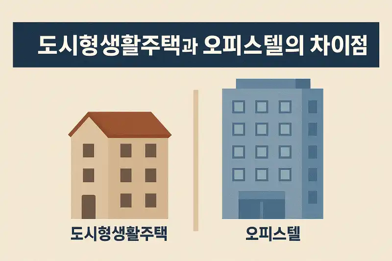 도시형생활주택과 오피스텔의 차이점 총정리