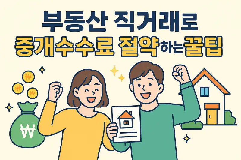 부동산 직거래로 중개수수료 절약하는 꿀팁