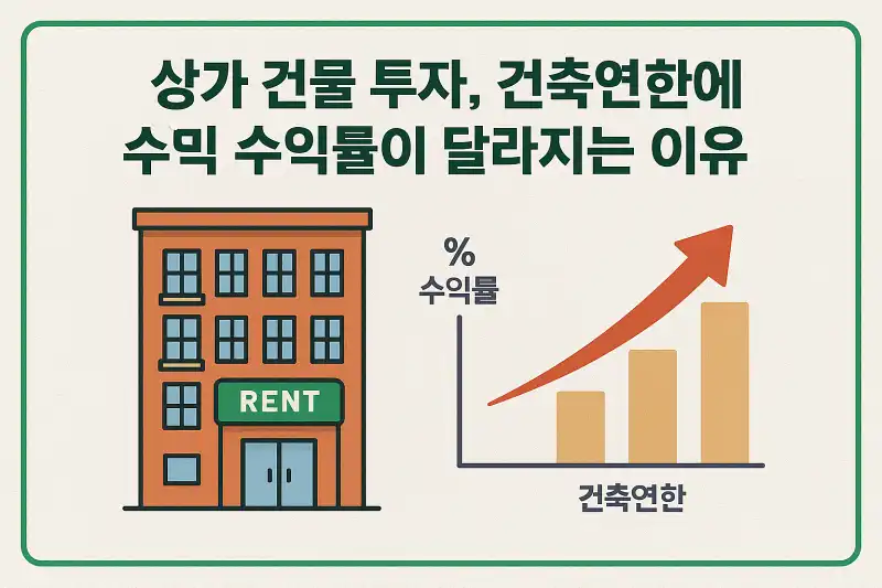 상가 건물 투자, 건축연한에 따라 수익률이 달라지는 이유