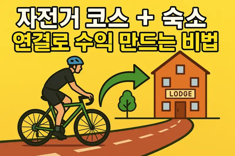 자전거 코스 + 숙소 연결로 수익 만드는 비법