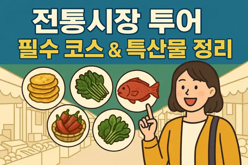 전통시장 투어 필수 코스 & 특산물 정리