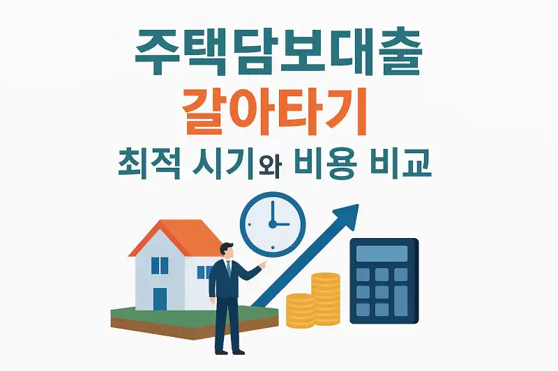 주택담보대출 갈아타기 최적 시기와 비용 비교