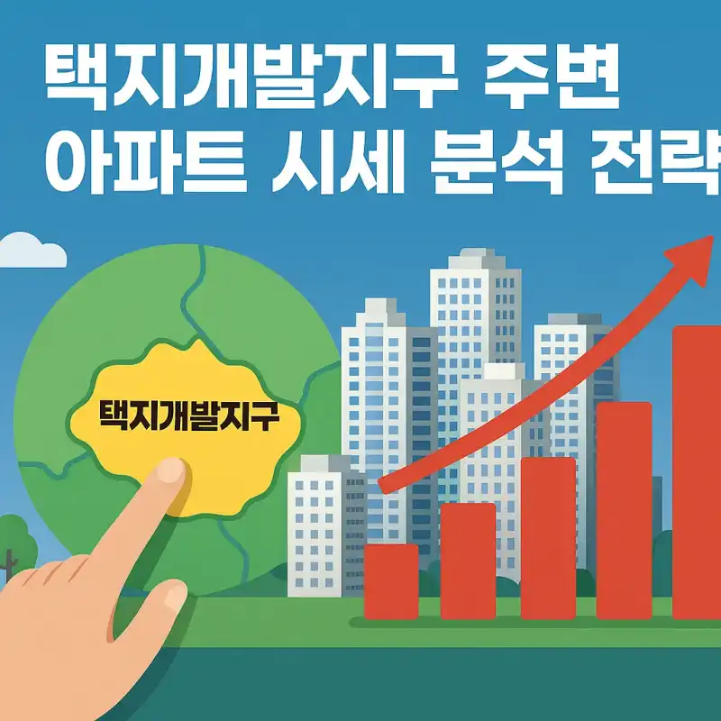 택지개발지구 주변 아파트 시세 분석 전략