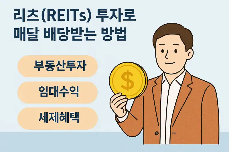 리츠(REITs) 투자로 매달 배당받는 방법