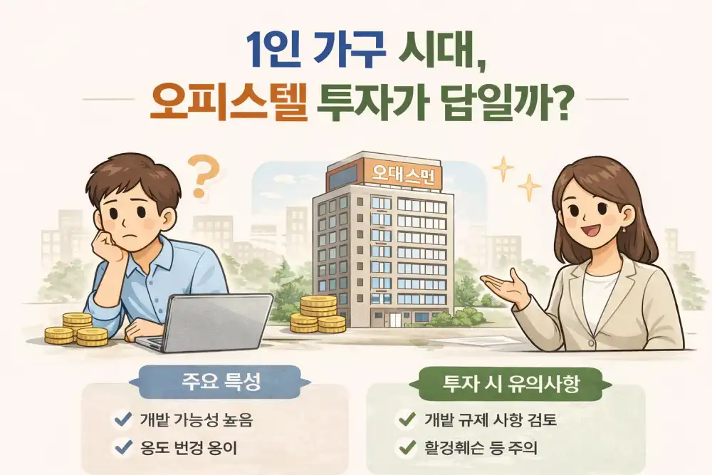 1인 가구 시대, 오피스텔 투자가 답일까?