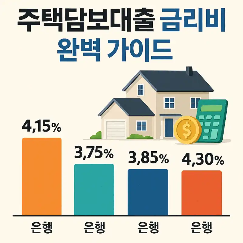 2025년 주택담보대출 금리 비교 완벽 가이드