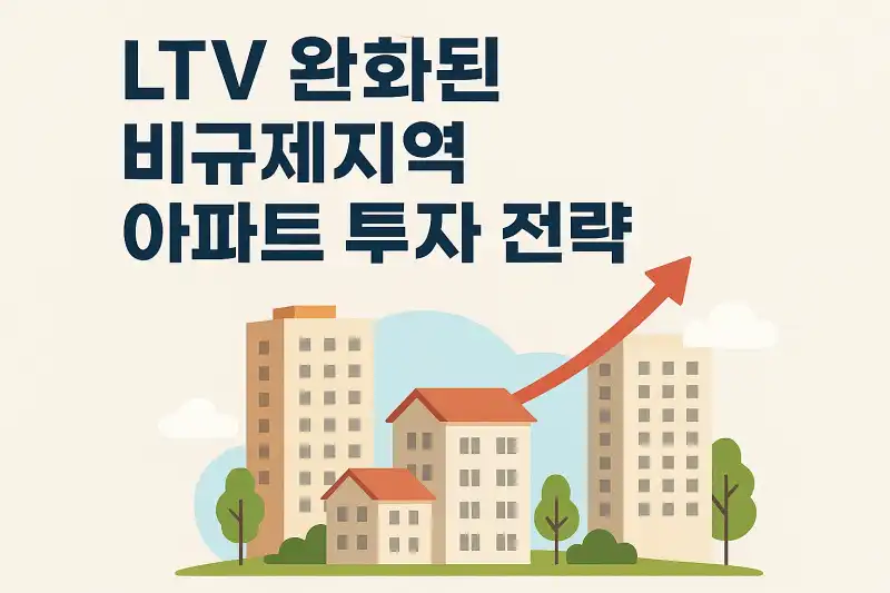 LTV 완화된 비규제지역 아파트 투자 전략