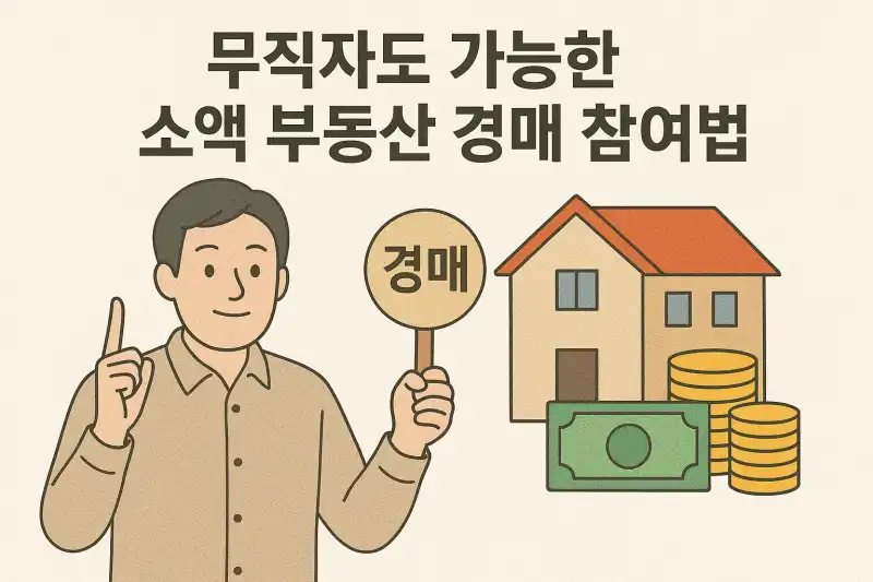 무직자도 가능한 소액 부동산 경매 참여법