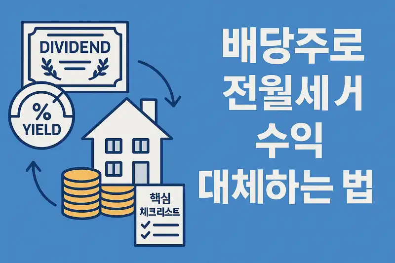 배당주로 전월세 수익 대체하는 법