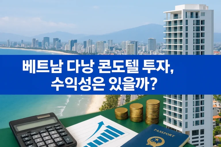 베트남 다낭 콘도텔 투자, 수익성은 있을까?