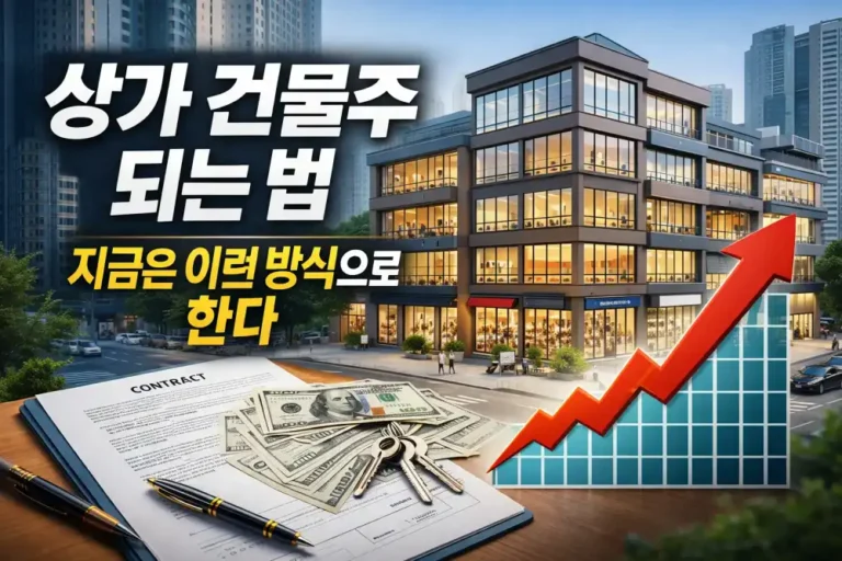 상가 건물주 되는 법, 지금은 이런 방식으로 한다