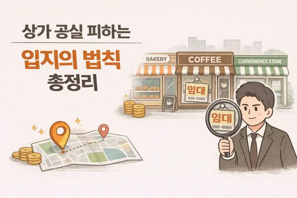 상가 공실 피하는 입지의 법칙 총정리