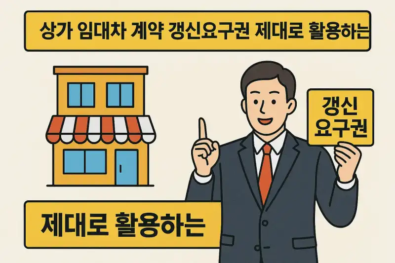 상가 임대차 계약 갱신요구권 제대로 활용하는 법