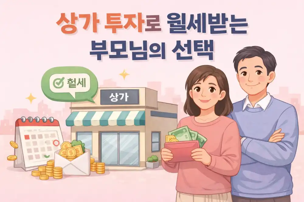 상가 투자로 월세받는 부모님의 선택