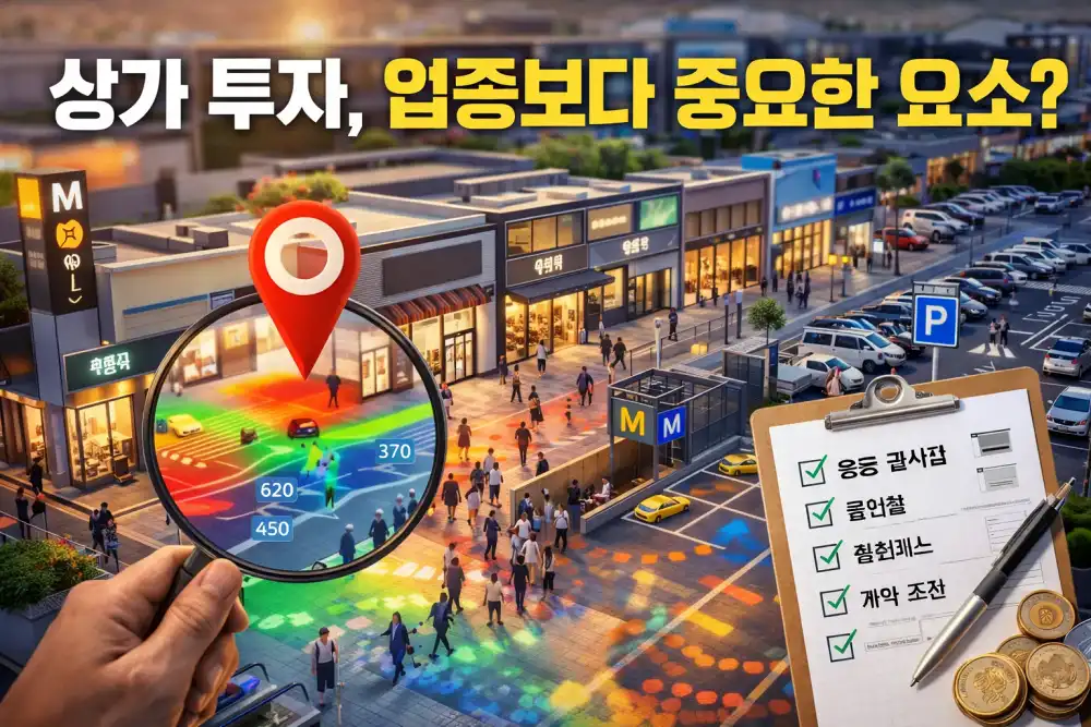 상가 투자에서 업종보다 중요한 요소는?