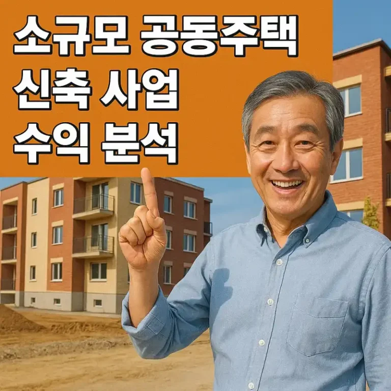 소규모 공동주택 신축 사업 수익 분석