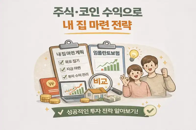 주식·코인 수익으로 내 집 마련 전략