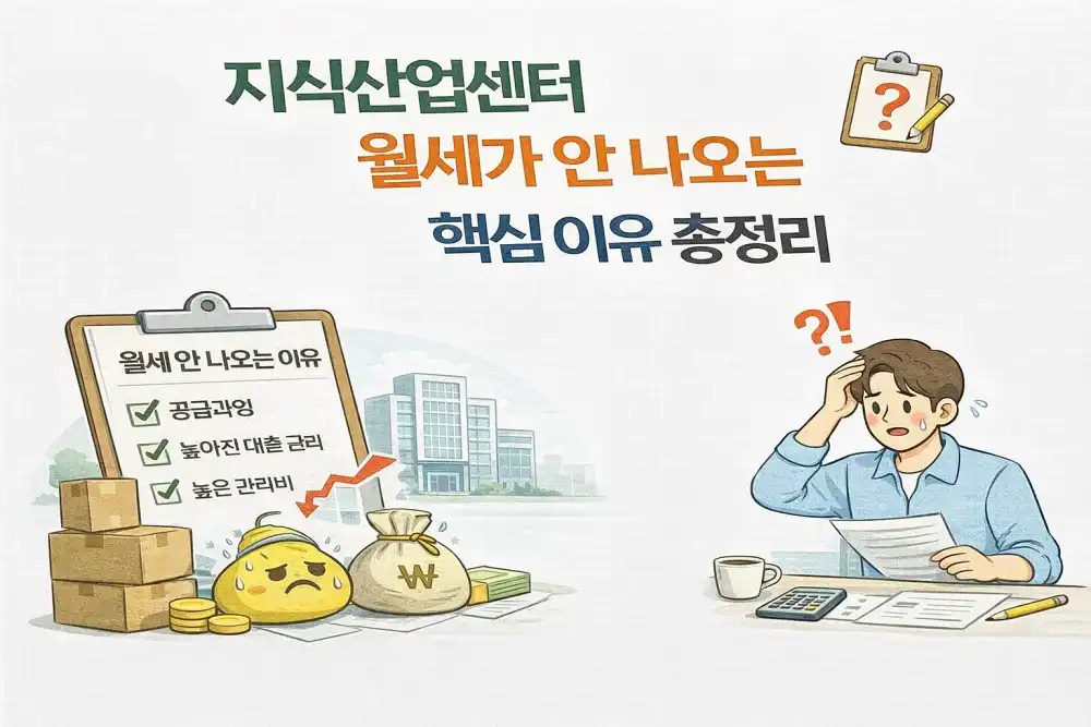 지식산업센터 월세가 안 나오는 핵심 이유 총정리