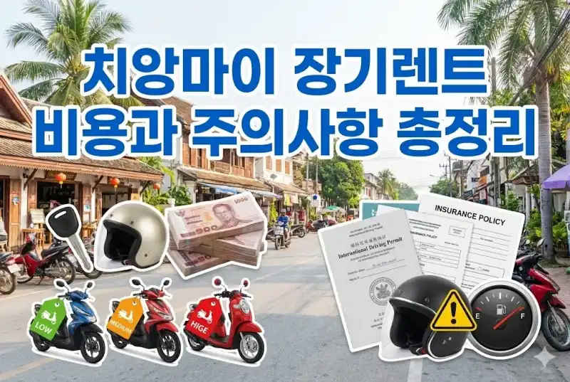 치앙마이 장기렌트 비용과 주의사항 총정리